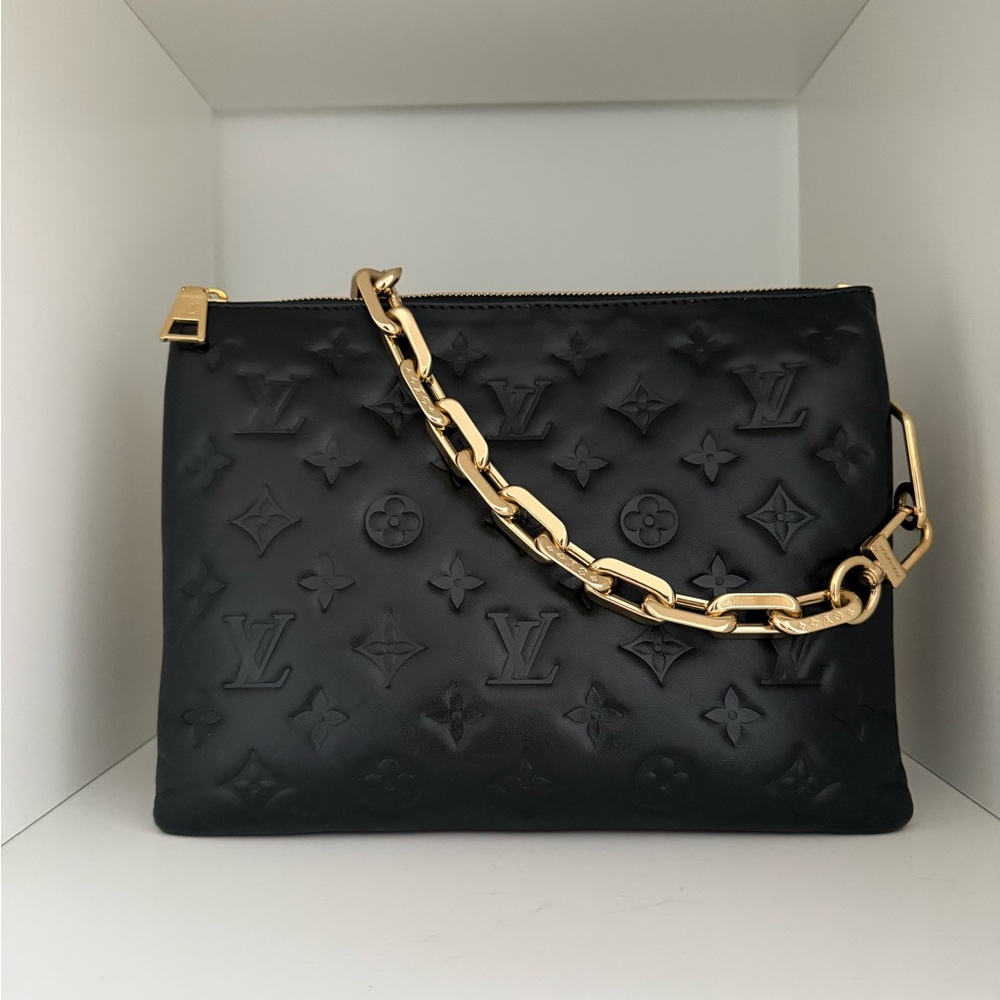 Coussin PM Louis Vuitton Black Monogram Leather Bag